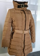 ZARA EKSKLUZYWNY PŁASZCZ PUCH 42 XL CAMEL BEŻ PUCHOWY FUTRO NOWY ZIMA 2026