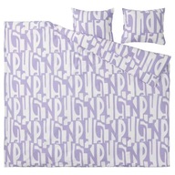 IKEA BERGHEMLOCK komplet pościeli 200x200cm, 50x60 cm