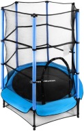 TRAMPOLINA DOMOWA 140 CM Z SIATKĄ DLA DZIECI 3-6L