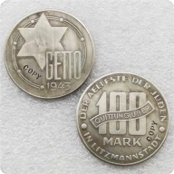 Moneta Getto 100 Marek 1943