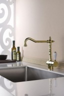 Bateria kuchenna Sycylia styl retro kolor złoty, nieużywana