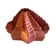 Rozgwiazda Ruchoma Flexi Miedziana Druk 3D Antystres Figurka Prezent