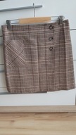 Tu Clothing spódnica brązowa 38 w kratkę