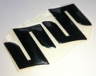 Logo Emblemat Suzuki Czarne SV GSXR GSR DL Para/2szt Gift