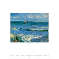 reprodukcje Vincent Van Gogh obrazy malarstwo kalendarz 2026 impresjonizm