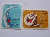 San Marino - Światowy Miesiąc Serca - Mi. 1013-14 **