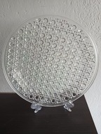 PRZEDWOJENNA SZKLANA PATERA TALERZ WALTHER