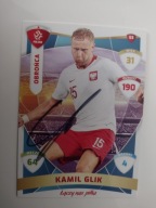 Karta panini autograf Polska Kamil Glik PZPN