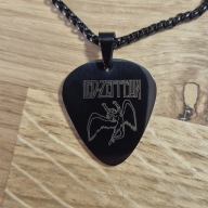 Naszyjnik z zawieszką z kostką gitarową Led Zeppelin