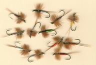 Sucha muszka JEŻYK - #10;12;14 - kpl. 12 szt.