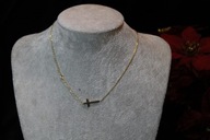 ŁAŃCUSZEK ZE STALI CHIRURGICZNEJ 316L POZŁACANY