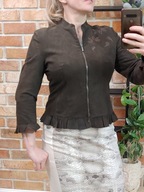 karen Millen kurtka żakiet marynarka haft 42