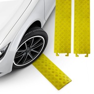 Zestaw 2x Żółty Najazd Kablowy Próg Pomost 1m