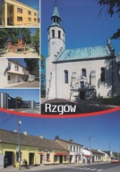 RZGÓW - URZĄD MIEJSKI - PARK - POCZTA - CH PTAK - KOŚCIÓŁ - PL. 500-LECIA