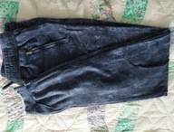 Ciepłe Spodnie Dresowe Marmurkowe 40/L,42/XL