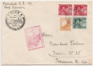 GRAF ZEPPELIN -STEROWIEC -koperta -obieg 1939 rok stemple znaczki