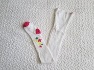 Wójcik rajstopy białe i kolorowe gwiazdki nowe roz 134