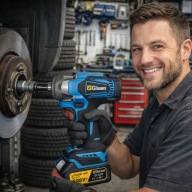 Klucz udarowy Gisam 1200 Nm 20 V z dodatkowym akumulatorem