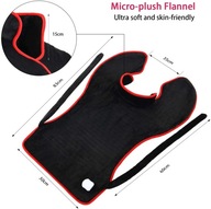 Koc elektryczny Misiki HP02-018 czarny kamizelka 4 poziomy ciepła