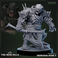 Ironcrag Ogres 1-3 - Iron Hills - figurka RPG DnD D&D - druk 3D 14K