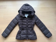 Brązowa kurtka puchowa BENETTON rozm.XS