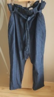 spodnie baggy camaieu jeansy z wiązaniem ____42