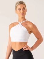 Śliczny biustonosz Ryder Wear Momentum Tank Bra r.S SNOW GREY MARL