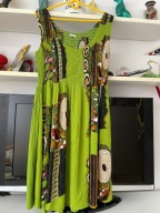 N IKAT SUKIENKA HIPISOWSKA INDYJSKA ZIELEŃ