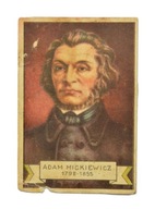 DR A. OETKER PRZEDWOJENNA REKLAMA OBRAZEK ADAM MICKIEWICZ