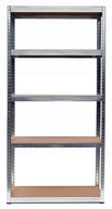 REGAŁ metalowy MAGAZYNOWY 180x90x40 OCYNK 5 PÓŁEK x 175kg OCYNK MDF polski