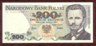 200 zł. 1976 r. ser. H UNC PIĘKNY - RZADKOŚĆ !!!!!!!!!
