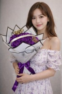 Bukiet RÓŻA kwiaty.19szt. Bukiet ze wstążki satynowej.ręcznie wykonane.