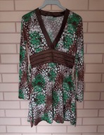 Sukienka z długim rękawem wiązana z tyłu kimono S