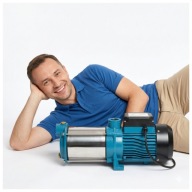 NOWA Pompa Hydroforowa Powierzchowna Inox Do Wody Wydajna Mocna CICHA