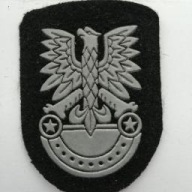 Naszywka wojskowa orzełek czarny