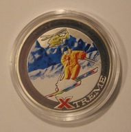 X TREME - SPORTY EKSTREMALNE 10 DINARÓW 2007 ANDORA, SREBRO + CERTYFIKAT