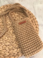 MAMAJASTUDIO Mała torebka na ramię, etui na telefon,listonoszka whisky.