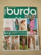 Burda best of party style 1/2023 szycie wykroje krawieckie krawiectwo wykró