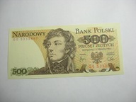 500 zł 1982 GE banknot