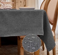 KELNER Odporny na plamy obrus Prostokątny na stół Lnian 140x140 a582