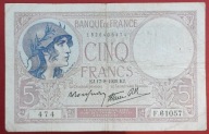 FRANCJA 5 FRANKÓW 1939 !!!!