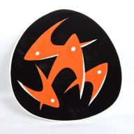 New look Patera ryby projekt János Török Zsolnay lata 60te Promocja