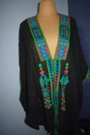 Piękna sukienka letnia plaźowa indyjska bawełniana _50