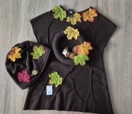 Jesień Strój Drzewo wiewiórka dziupla balik chłopiec 116-134