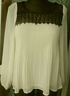 ^H&M Sliczna bluzka,plisowana r 38