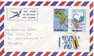 ZIMBABWE -koperta lotnicza -obieg 1984 rok
