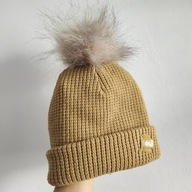 Gruba zimowa czapka Z A R A bawełna 95% pompon markowa (183)