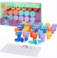 PIECZĄTKI Stemple x26 Stempelki Samotuszujące z Kolorowankami STITCH