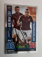 Karta topps match attax autograf AS Roma Radja Nainggolan Champions League