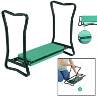 STOŁEK SKŁADANY TABORET TURYSTYCZNY ŁAWECZKA OGRODOWA KLĘCZNIK 2W1